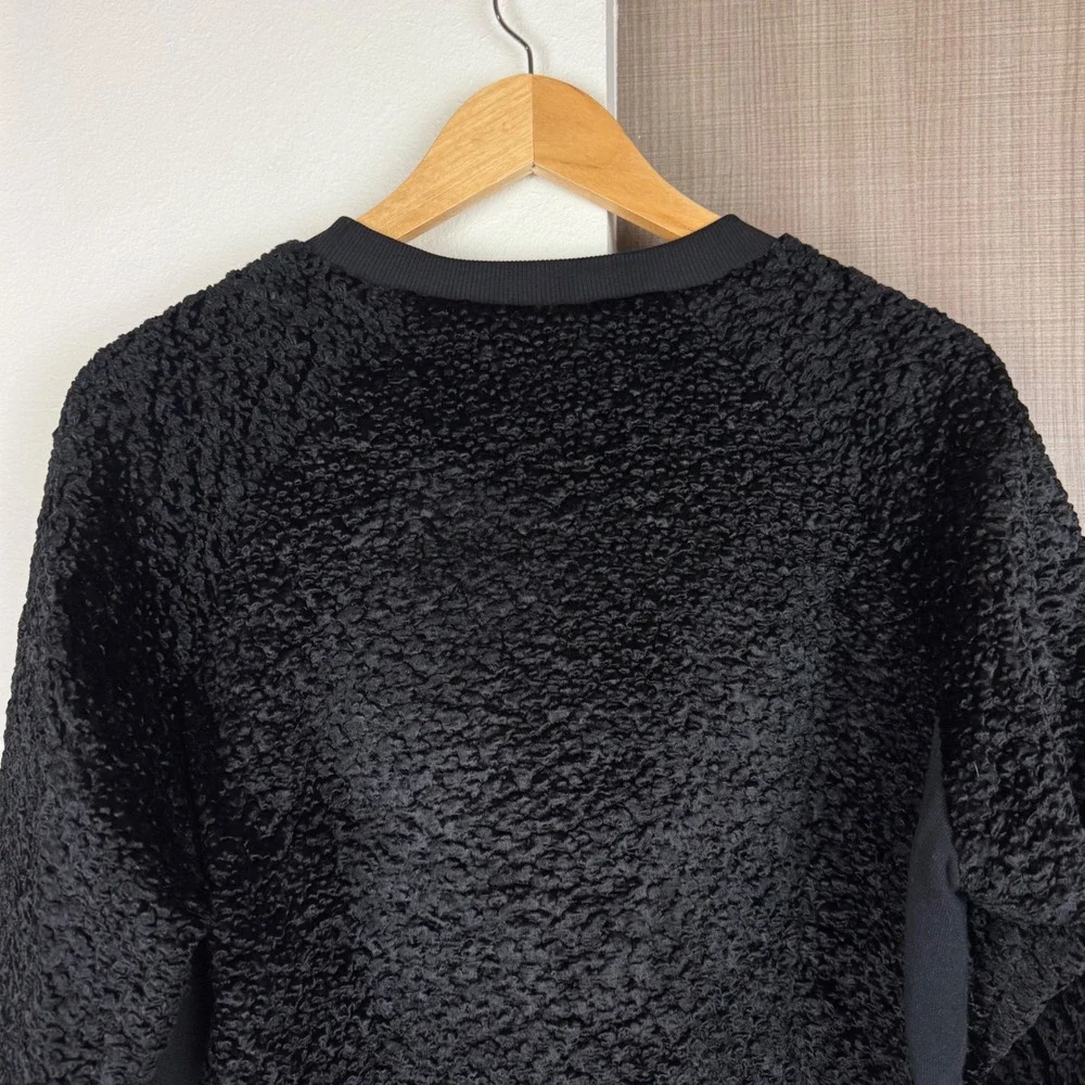 Carven‎ Black Boucle Textured Sweater